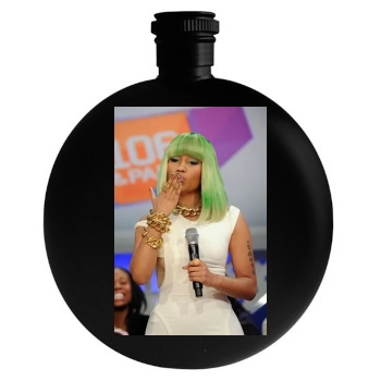 Nicki Minaj Round Flask