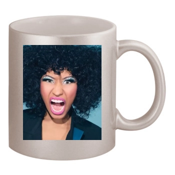 Nicki Minaj 11oz Metallic Silver Mug