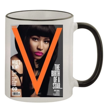 Nicki Minaj 11oz Colored Rim & Handle Mug