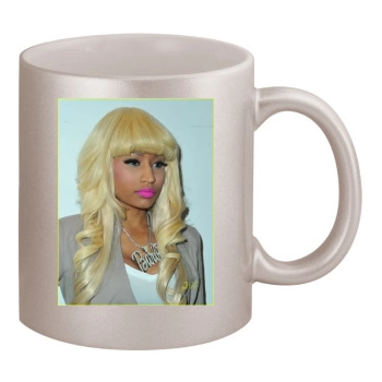 Nicki Minaj 11oz Metallic Silver Mug