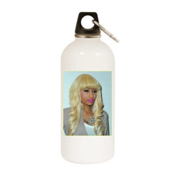 Nicki Minaj White Water Bottle With Carabiner