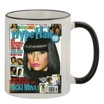 Nicki Minaj 11oz Colored Rim & Handle Mug