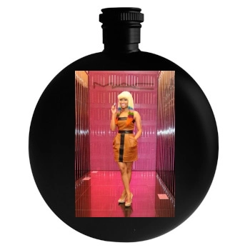 Nicki Minaj Round Flask