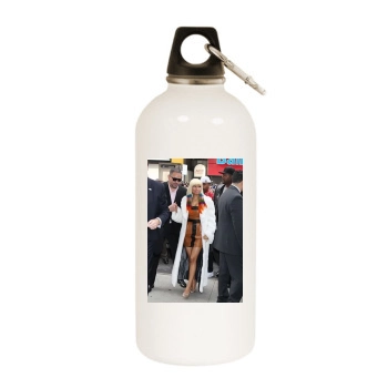 Nicki Minaj White Water Bottle With Carabiner