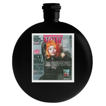 Nicki Minaj Round Flask