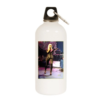 Nicki Minaj White Water Bottle With Carabiner