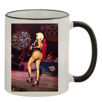 Nicki Minaj 11oz Colored Rim & Handle Mug