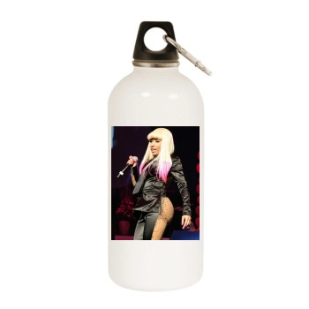 Nicki Minaj White Water Bottle With Carabiner