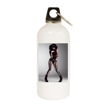 Nicki Minaj White Water Bottle With Carabiner