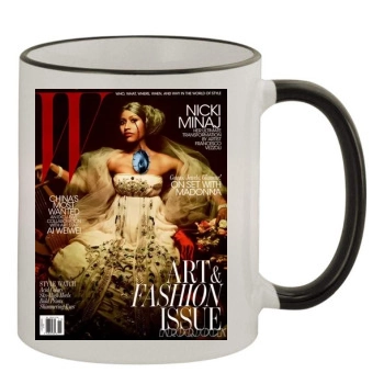 Nicki Minaj 11oz Colored Rim & Handle Mug