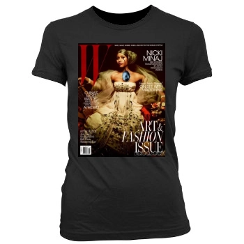 Nicki Minaj Women's Junior Cut Crewneck T-Shirt