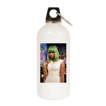 Nicki Minaj White Water Bottle With Carabiner