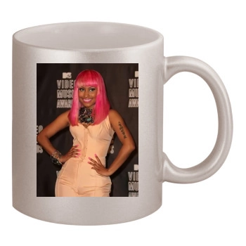 Nicki Minaj 11oz Metallic Silver Mug