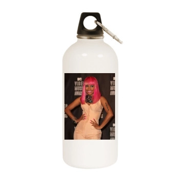 Nicki Minaj White Water Bottle With Carabiner