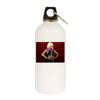 Nicki Minaj White Water Bottle With Carabiner