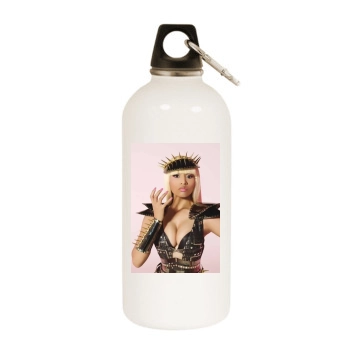 Nicki Minaj White Water Bottle With Carabiner