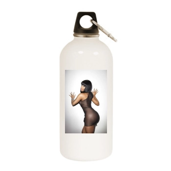 Nicki Minaj White Water Bottle With Carabiner