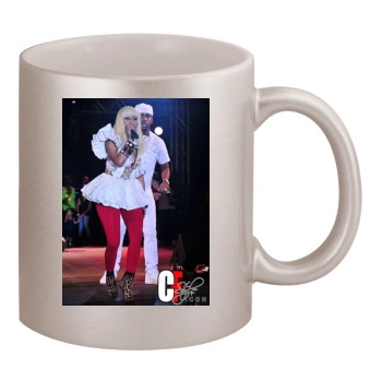 Nicki Minaj 11oz Metallic Silver Mug