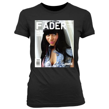 Nicki Minaj Women's Junior Cut Crewneck T-Shirt