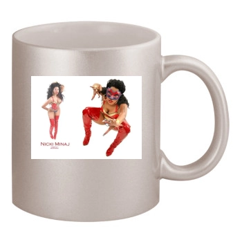 Nicki Minaj 11oz Metallic Silver Mug