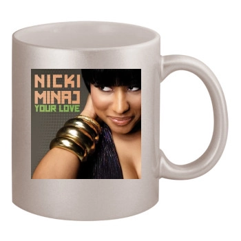 Nicki Minaj 11oz Metallic Silver Mug