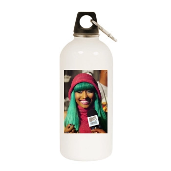 Nicki Minaj White Water Bottle With Carabiner