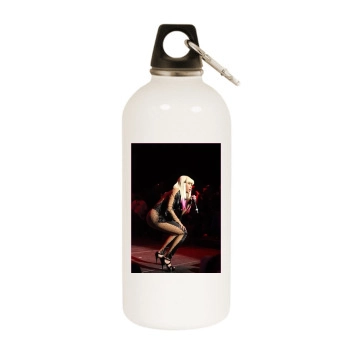 Nicki Minaj White Water Bottle With Carabiner