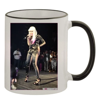 Nicki Minaj 11oz Colored Rim & Handle Mug