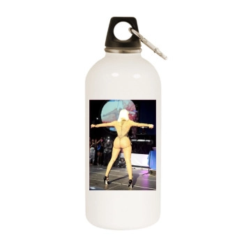 Nicki Minaj White Water Bottle With Carabiner