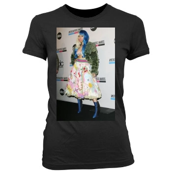 Nicki Minaj Women's Junior Cut Crewneck T-Shirt