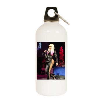 Nicki Minaj White Water Bottle With Carabiner