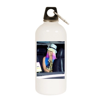 Nicki Minaj White Water Bottle With Carabiner