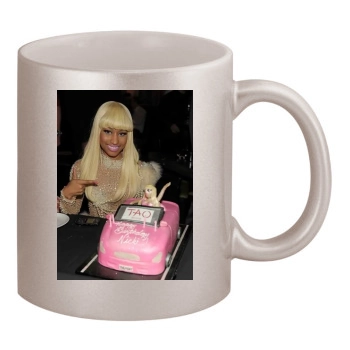 Nicki Minaj 11oz Metallic Silver Mug