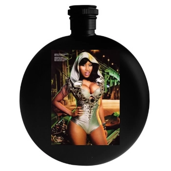 Nicki Minaj Round Flask