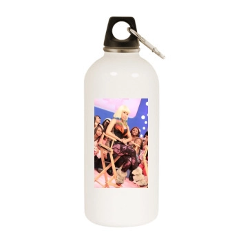 Nicki Minaj White Water Bottle With Carabiner