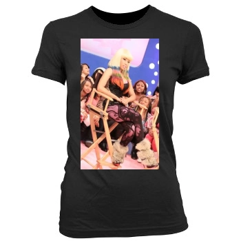 Nicki Minaj Women's Junior Cut Crewneck T-Shirt