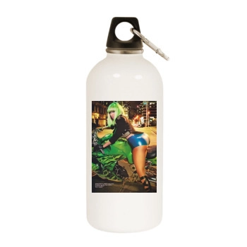 Nicki Minaj White Water Bottle With Carabiner