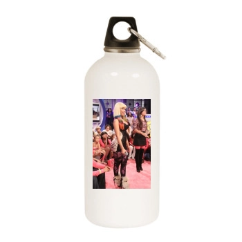 Nicki Minaj White Water Bottle With Carabiner