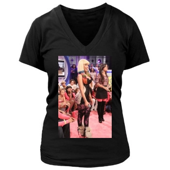 Nicki Minaj Women's Deep V-Neck TShirt