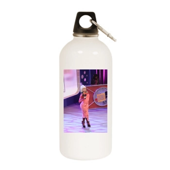 Nicki Minaj White Water Bottle With Carabiner