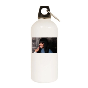 Nicki Minaj White Water Bottle With Carabiner