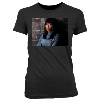 Nicki Minaj Women's Junior Cut Crewneck T-Shirt