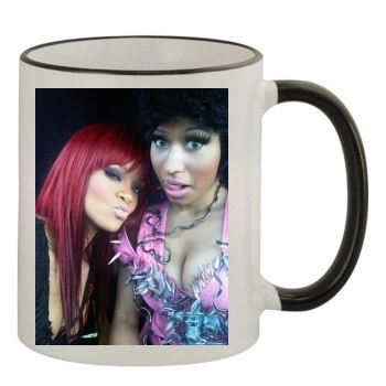 Nicki Minaj 11oz Colored Rim & Handle Mug