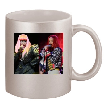 Nicki Minaj 11oz Metallic Silver Mug