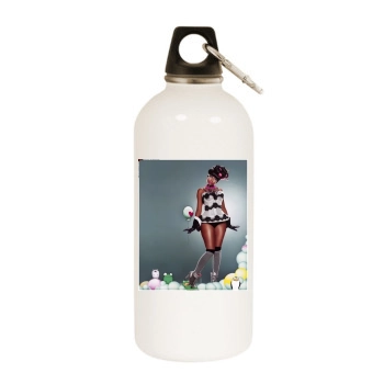 Nicki Minaj White Water Bottle With Carabiner