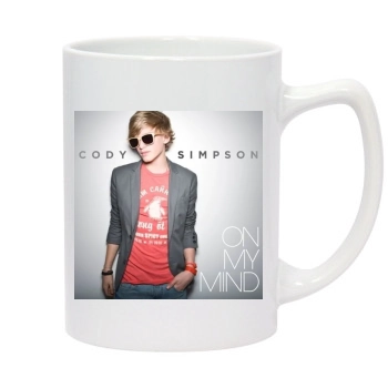 Cody Simpson 14oz White Statesman Mug