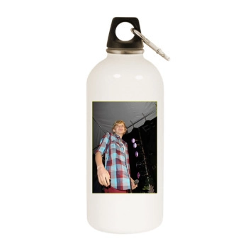 Cody Simpson White Water Bottle With Carabiner