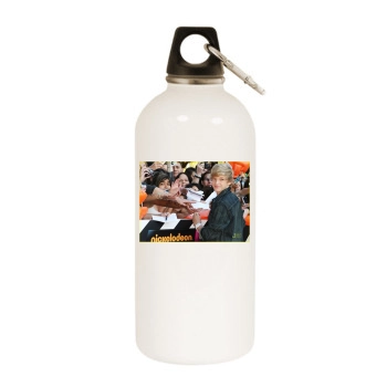 Cody Simpson White Water Bottle With Carabiner