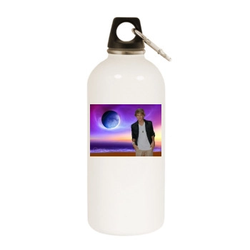 Cody Simpson White Water Bottle With Carabiner