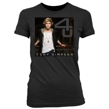 Cody Simpson Women's Junior Cut Crewneck T-Shirt